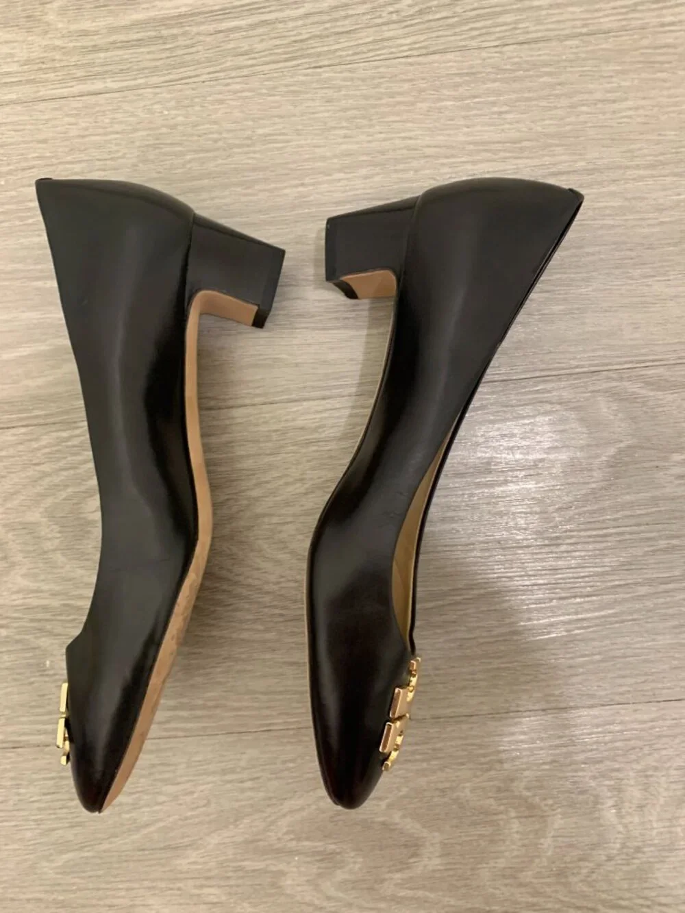 Tory Burch Janey 50mm Calf Leather Pumps